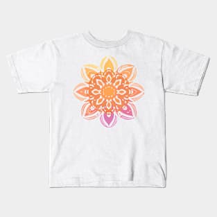 mandala Clamber drawingmandala Gamut paint Kids T-Shirt